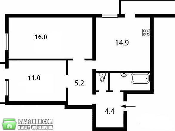 Sell 2-room apartment. Киев, Братиславская — photo 10