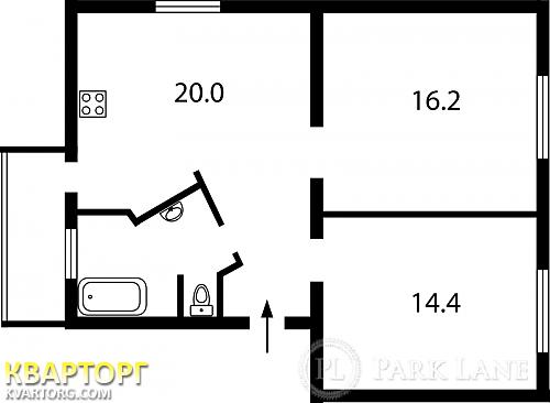 Sell 2-room apartment. Киев,  Институтская — photo 2