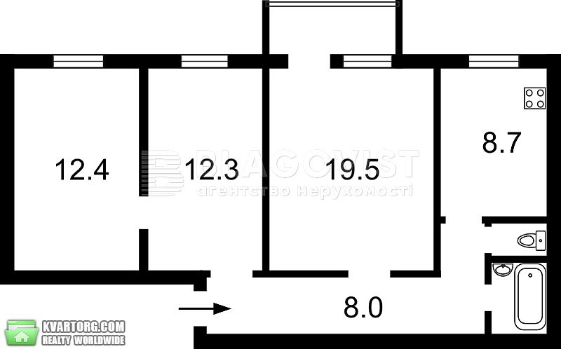 Sell 2-room apartment. Киев,  Бассейная — photo 3