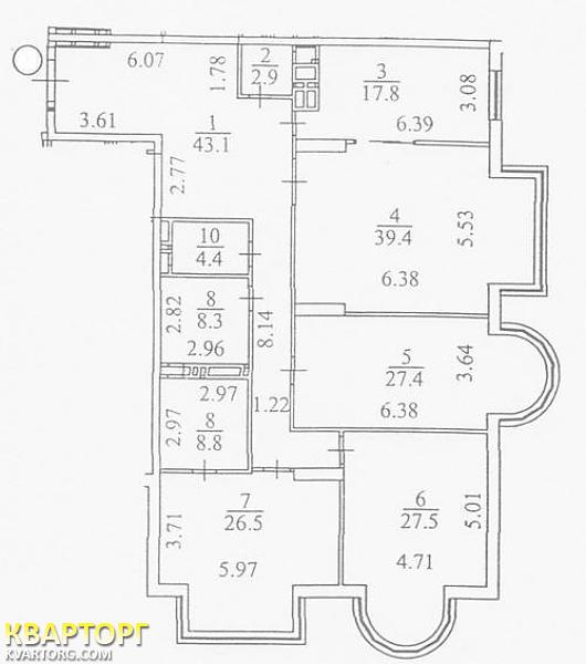 Sell 4-room apartment. Киев, Институтская — photo 2