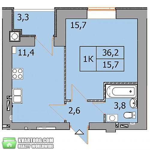 Sell 1-room apartment. Киев, Гетьманская — photo 2