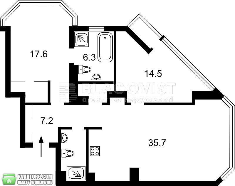 Sell 3-room apartment. Киев, Болсуновская — photo 5