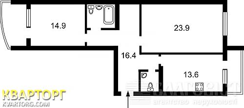Sell 2-room apartment. Киев,  Просвещения — photo 2