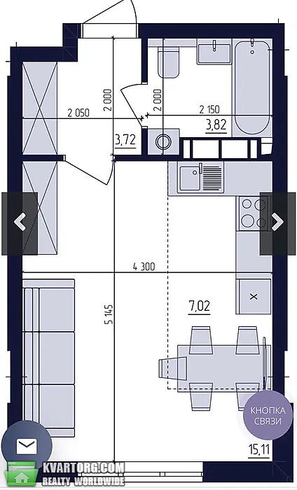 Sell 1-room apartment. Киев,  Комарова — photo 4