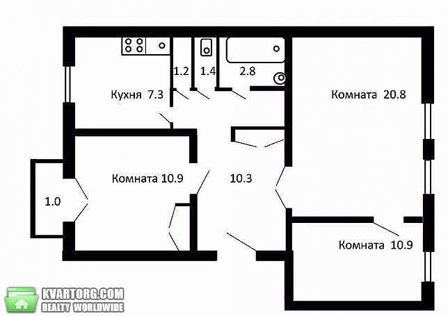 Sell 3-room apartment. Киев,  Монтажников — photo 2