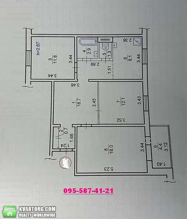Sell 3-room apartment. Киев,  Срибнокильская — photo 2
