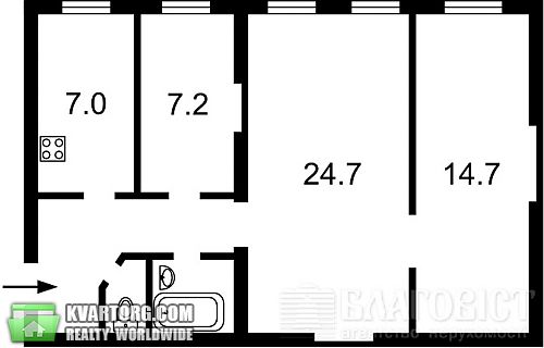 Sell 3-room apartment. Киев, Петлюры — photo 2