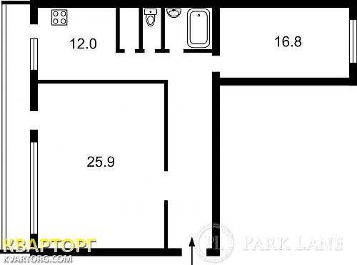 Sell 2-room apartment. Киев,  Тургеневская — photo 2