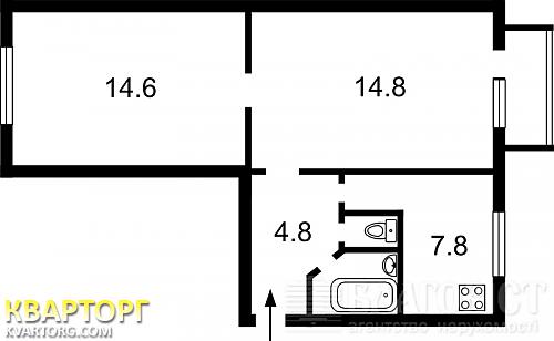 Sell 2-room apartment. Киев,  Бажова — photo 1