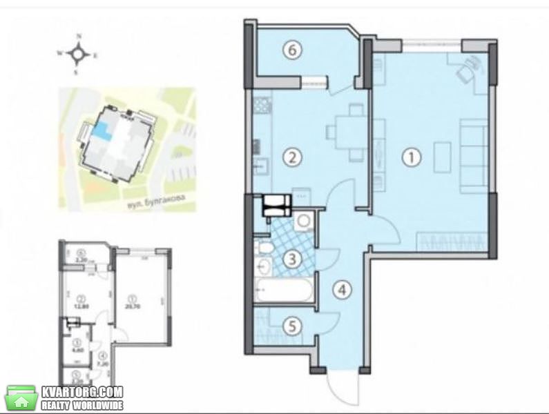 Sell 1-room apartment. Киев,  Булгакова — photo 4