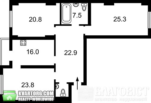 Sell 3-room apartment. Киев,  Окипной — photo 2