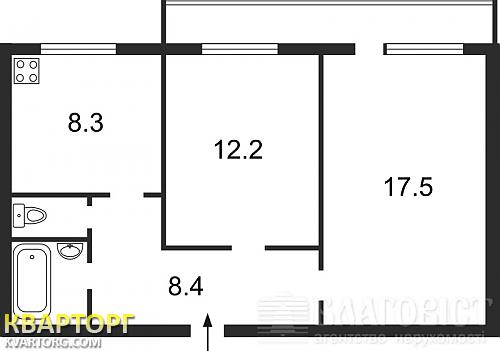 Sell 2-room apartment. Киев,  Вербицкого — photo 2