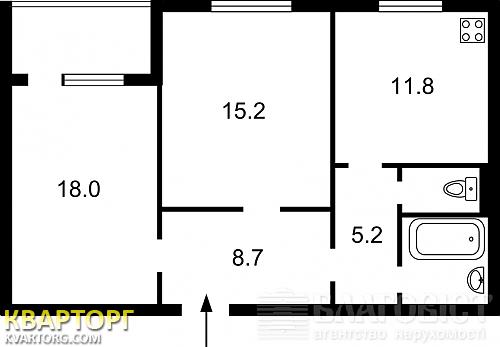 Sell 2-room apartment. Киев, Григоренко пр — photo 2