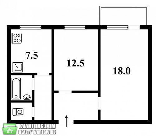 Sell 2-room apartment. Киев, Вербицкого — photo 2