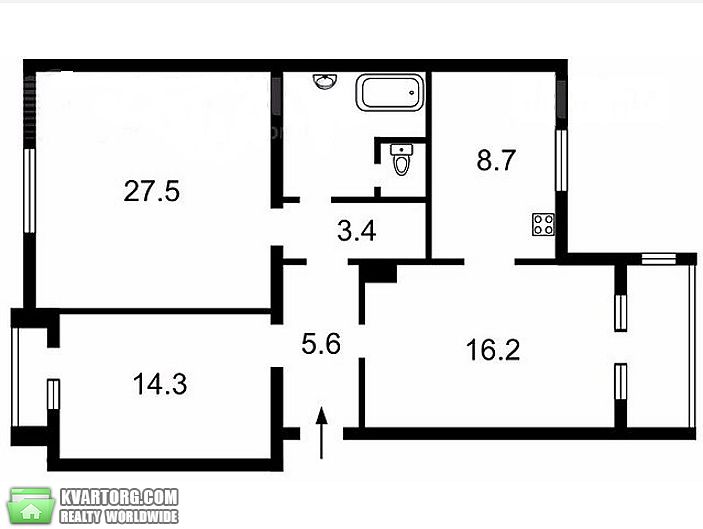 Sell 3-room apartment. Киев,  Политехнический пер — photo 7