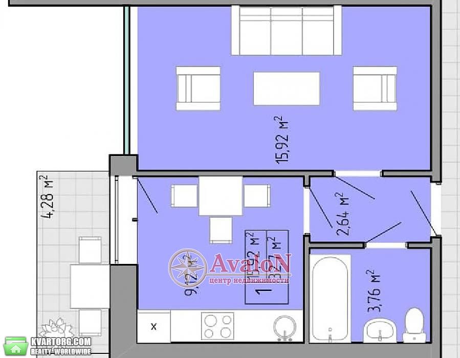 Sell 1-room apartment. Одесса, Вильямса Академика — photo 5