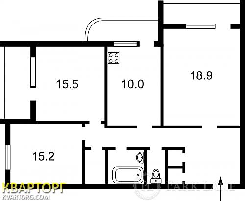 Sell 3-room apartment. Киев,  Дарницкий бул — photo 2