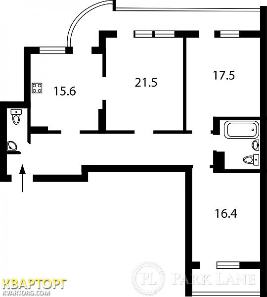 Sell 3-room apartment. Киев, Бажана — photo 2