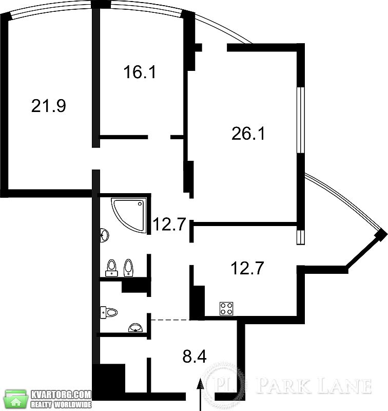 Sell 3-room apartment. Киев, Глибочицька — photo 4