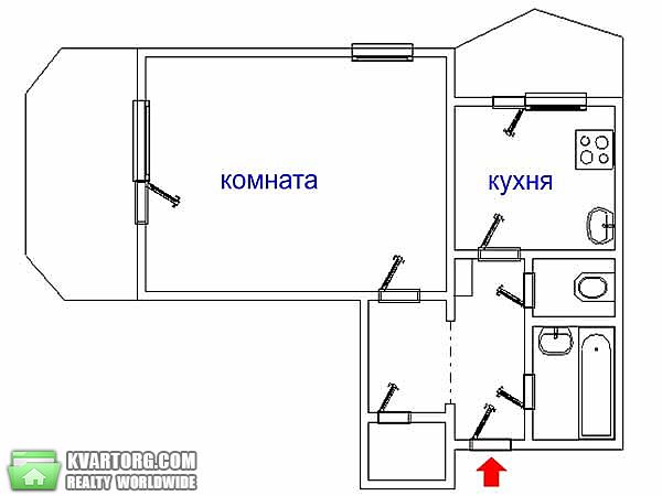 Sell 1-room apartment. Одесса, Крымская — photo 1
