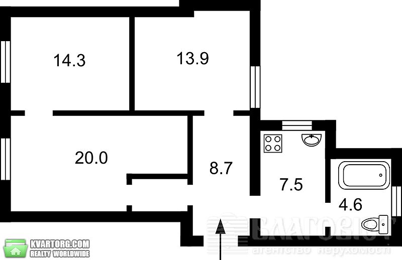 Sell 3-room apartment. Киев,  Черновола — photo 4