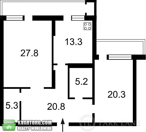 Sell 2-room apartment. Киев, Срибнокильская — photo 3