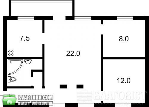 Sell 3-room apartment. Киев, Верхний Вал — photo 7