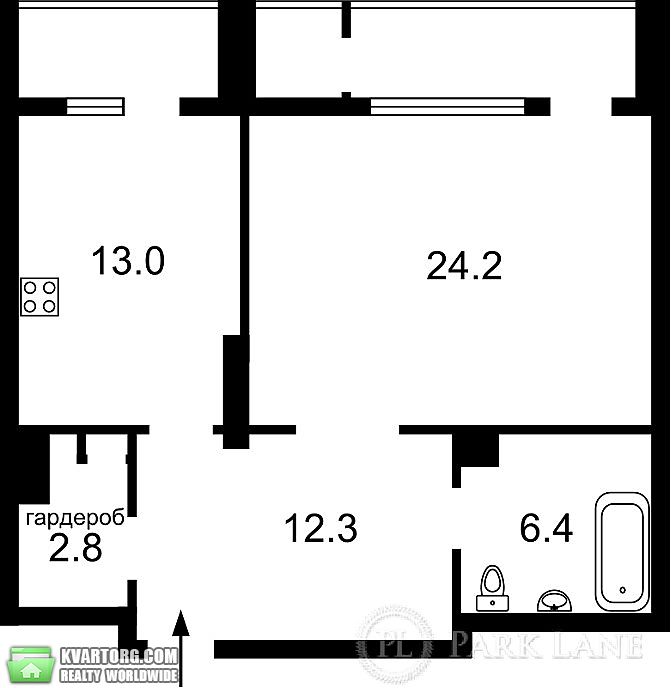 Sell 1-room apartment. Киев,  Щорса — photo 2