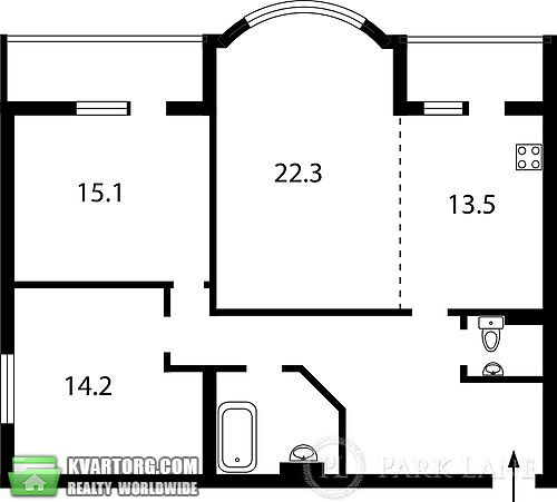 Sell 3-room apartment. Киев, Ахматовой — photo 3