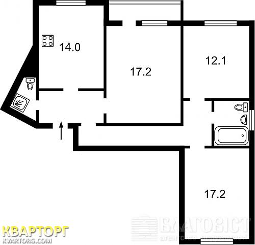 Sell 3-room apartment. Киев, Урловская — photo 2