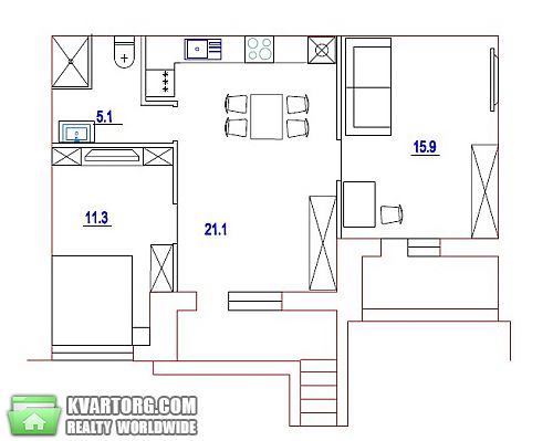 Sell 2-room apartment. Одесса, Пишоновская — photo 2