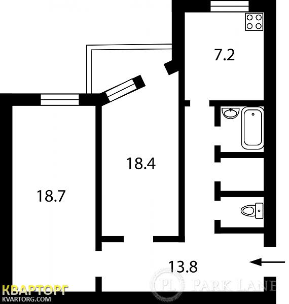 Sell 2-room apartment. Киев,  Стрелецкая — photo 2