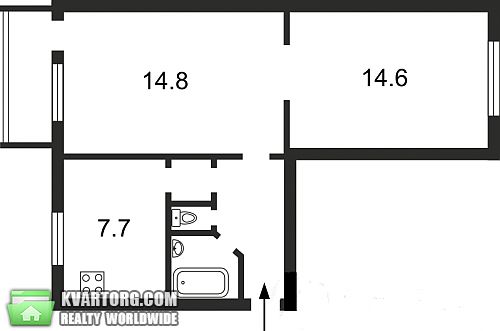 Sell 2-room apartment. Киев, Серова — photo 2
