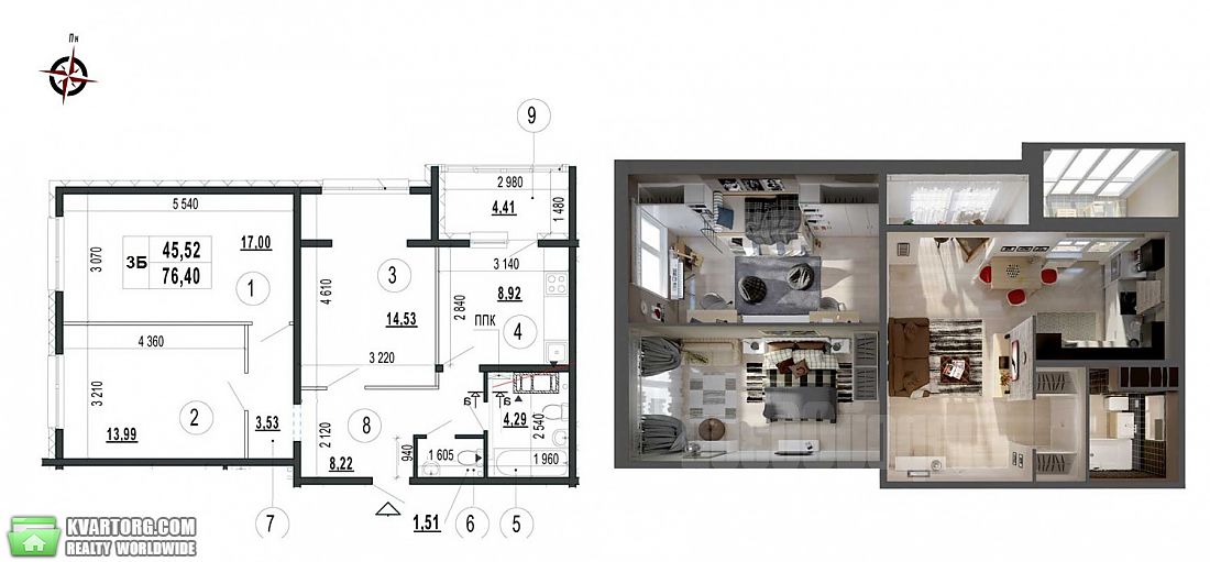 Sell 3-room apartment. Киев,  Гмыри — photo 6