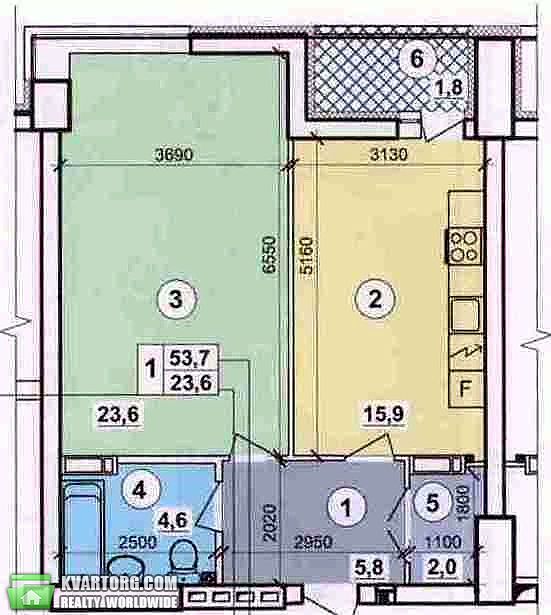 Sell 1-room apartment. Киев,  Теремковская — photo 3