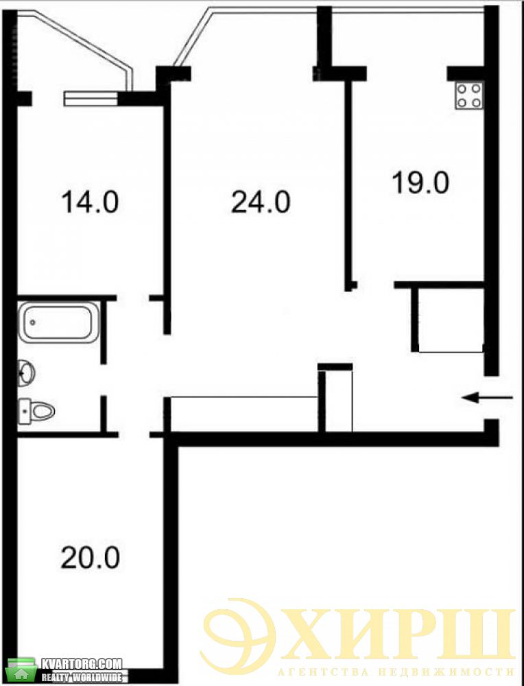 Sell 3-room apartment. Киев,  Ломоносова — photo 2