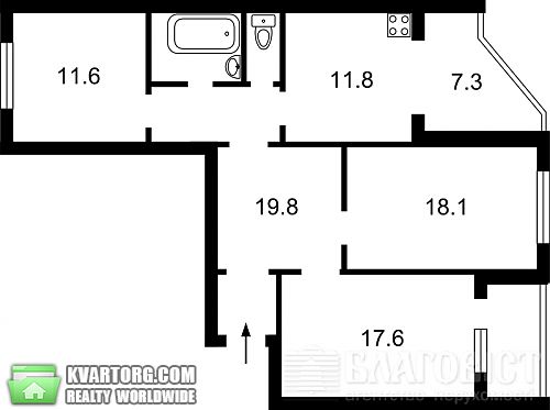 Sell 3-room apartment. Киев, Григоренко пр — photo 9