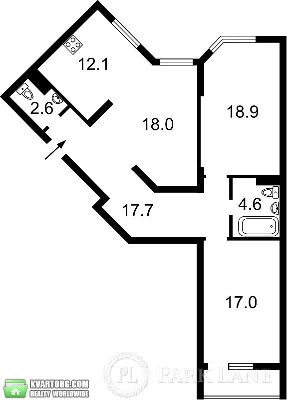 Sell 3-room apartment. Киев,  Ломоносова — photo 2