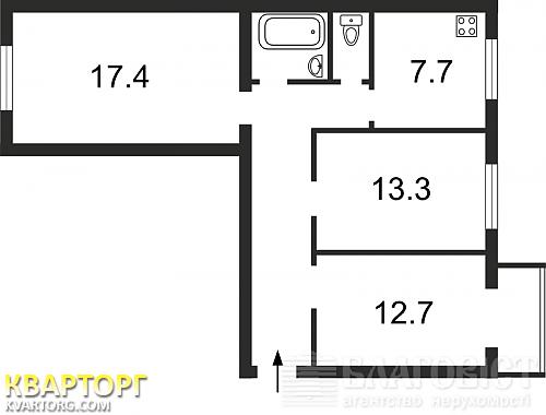 Sell 3-room apartment. Киев,  Кутузова пер — photo 3