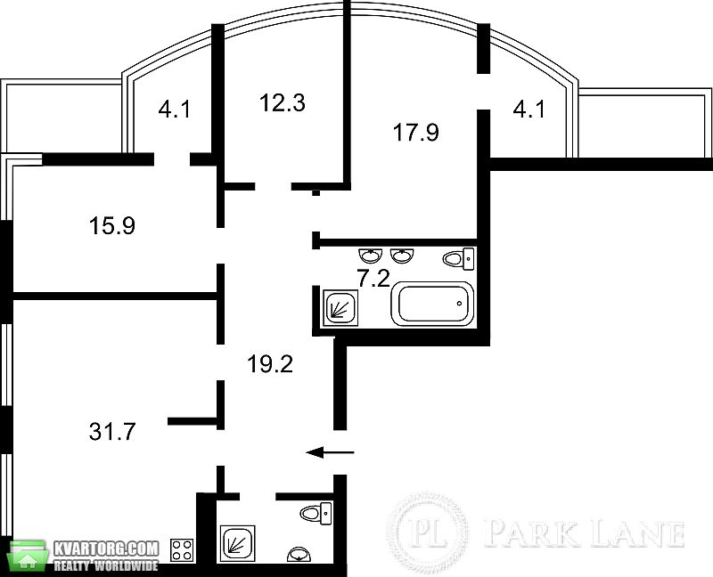 Sell 3-room apartment. Киев,  Бажана — photo 2