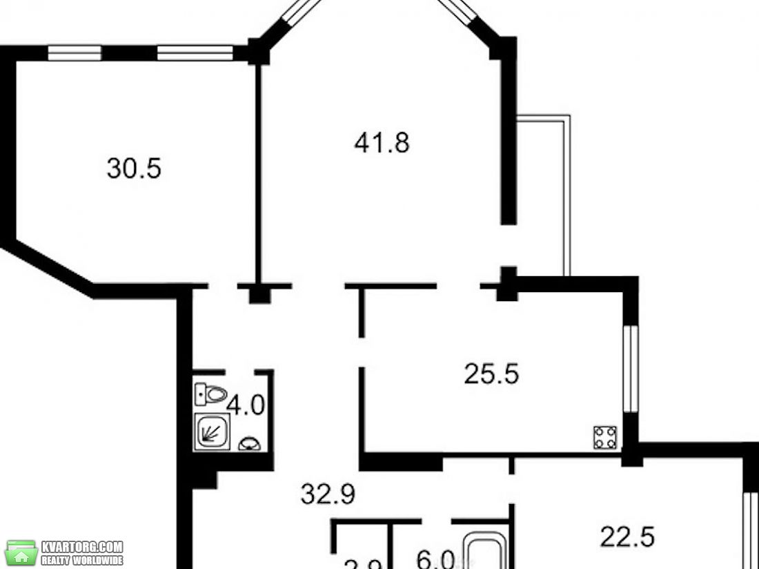 Rent out 3-room apartment. Киев,  Лескова — photo 4