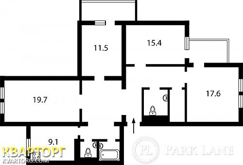 Sell 4-room apartment. Киев,  Срибнокильская — photo 2