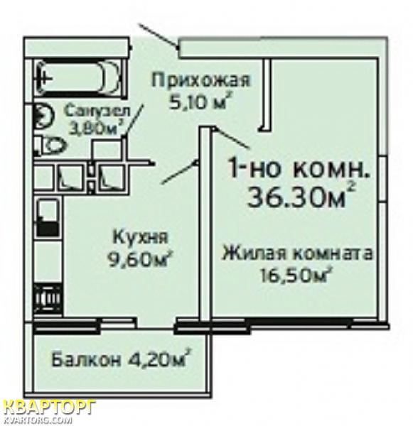Sell 1-room apartment. Одесса, Люстдорфская дор./ 3 ст. — photo 2