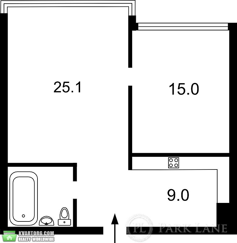 продам 1-комнатную квартиру. Киев,   Днепровская наб - фото 10