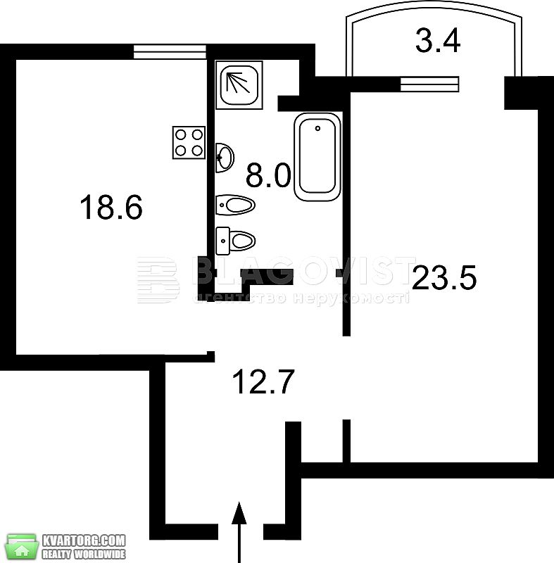 Sell 2-room apartment. Киев, Золотоустівська — photo 2