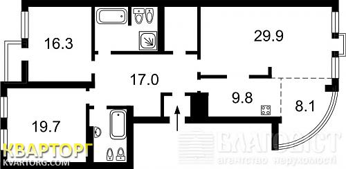 Sell 3-room apartment. Киев,  Мирного Панаса — photo 2