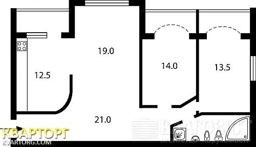 Sell 3-room apartment. Киев,  Героев Сталинграда пр — photo 9