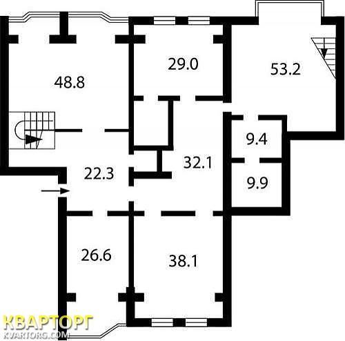 Sell multi-room apartment. Киев, Паторжинского — photo 9