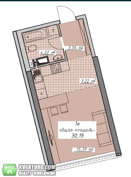 Sell 1-room apartment. Одесса, пер. Курортный — photo 3
