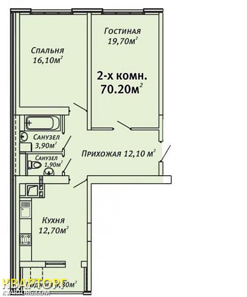 Sell 2-room apartment. Одесса, Люстдорфская дорога — photo 2